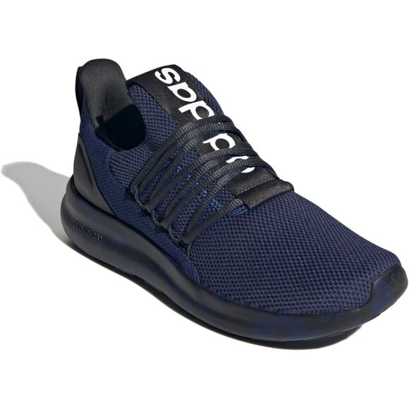 ⚡Adidas Men Dark Blue/Black/White Imported Rubber Lite Racer Adapt Pull-On Shoes - Picture 4 of 7